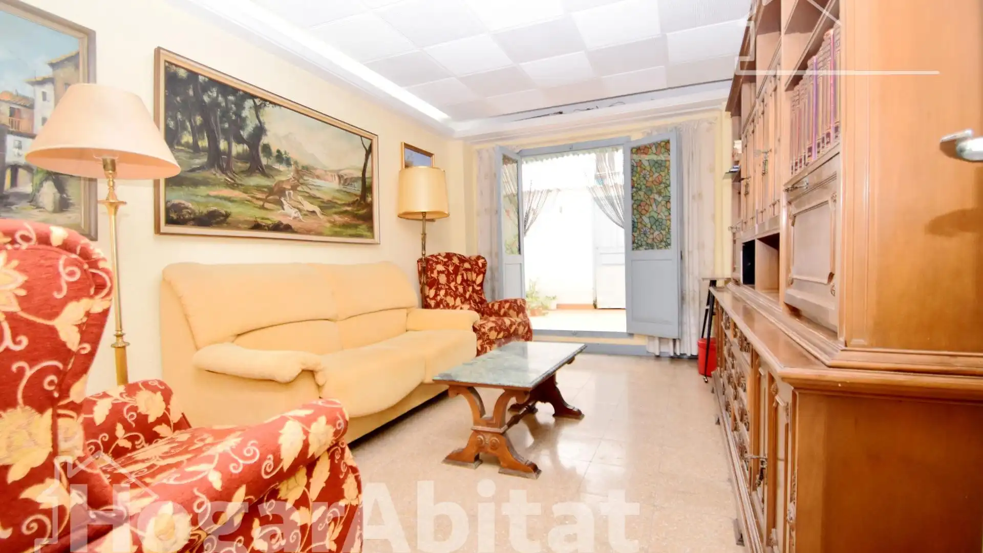 Living room of Flat for sale in  Valencia Capital  with Air Conditioner, Terrace and Storage room