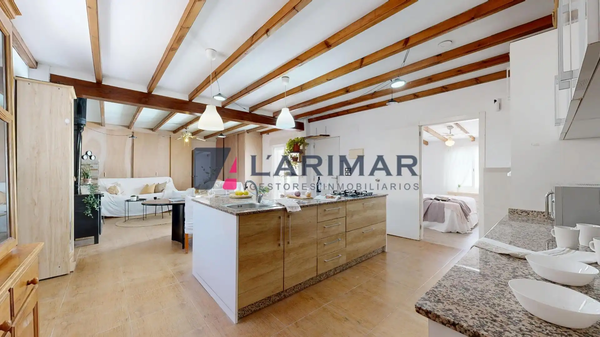 Kitchen of Houses for sale in Aspe  with Air Conditioner, Heating and Private garden