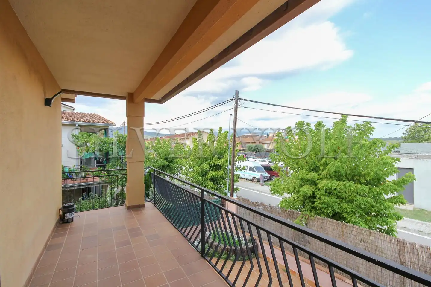 Balcony of Houses for sale in Santa Eulàlia de Ronçana  with Air Conditioner, Heating and Private garden