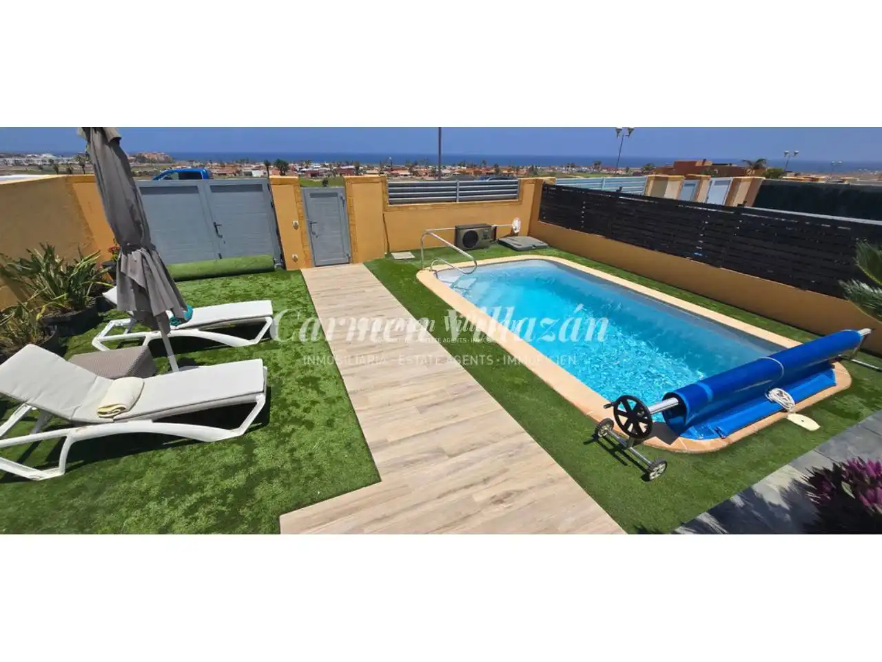 Piscina de Casa o xalet en venda en Antigua amb Jardí privat, Terrassa i Moblat
