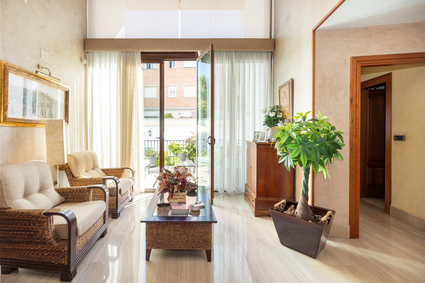 Living room of House or chalet for sale in  Granada Capital  with Air Conditioner, Heating and Terrace