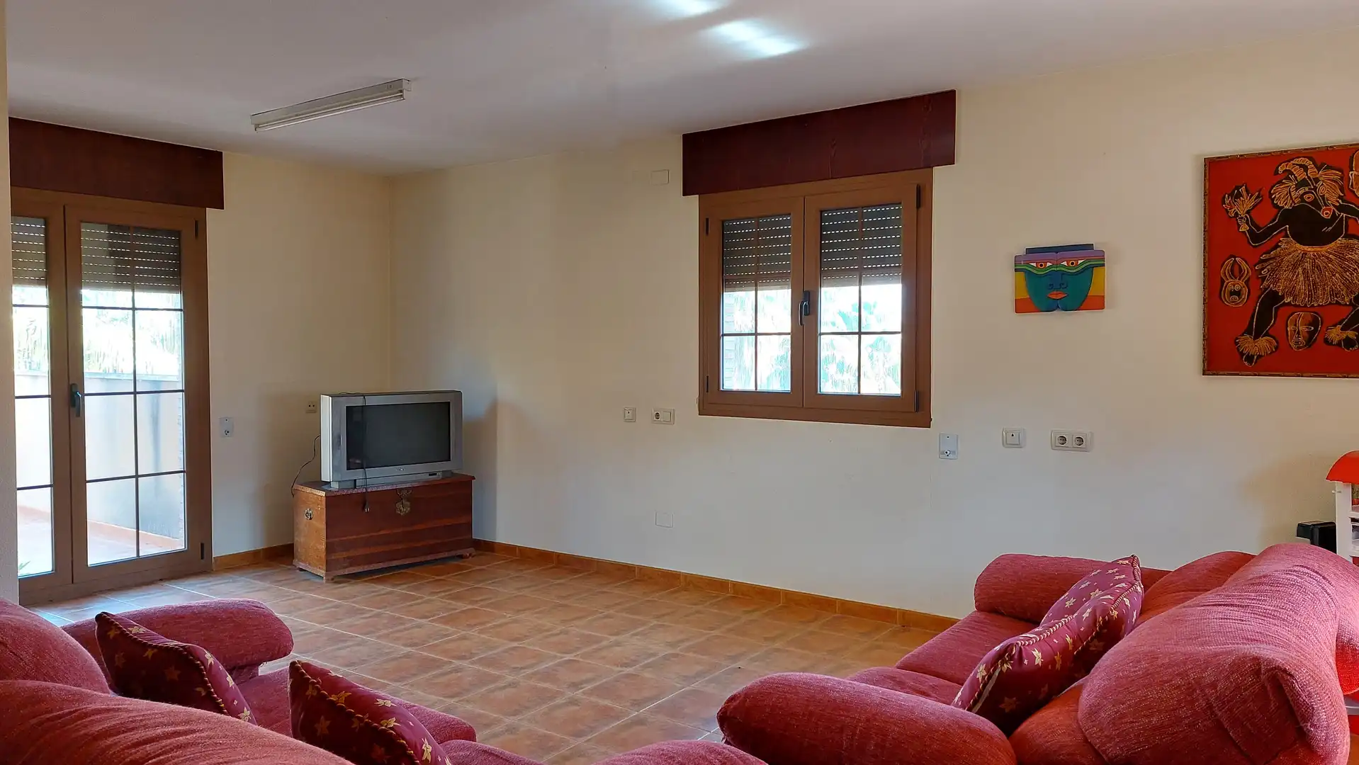 Sala d'estar de Casa o xalet en venda en Murcia amb Aire condicionat, Calefacció i Terrassa