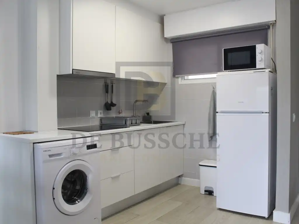 Cocina de Apartamento en venta en Pilar de la Horadada con Aire acondicionado, Piscina y Amueblado
