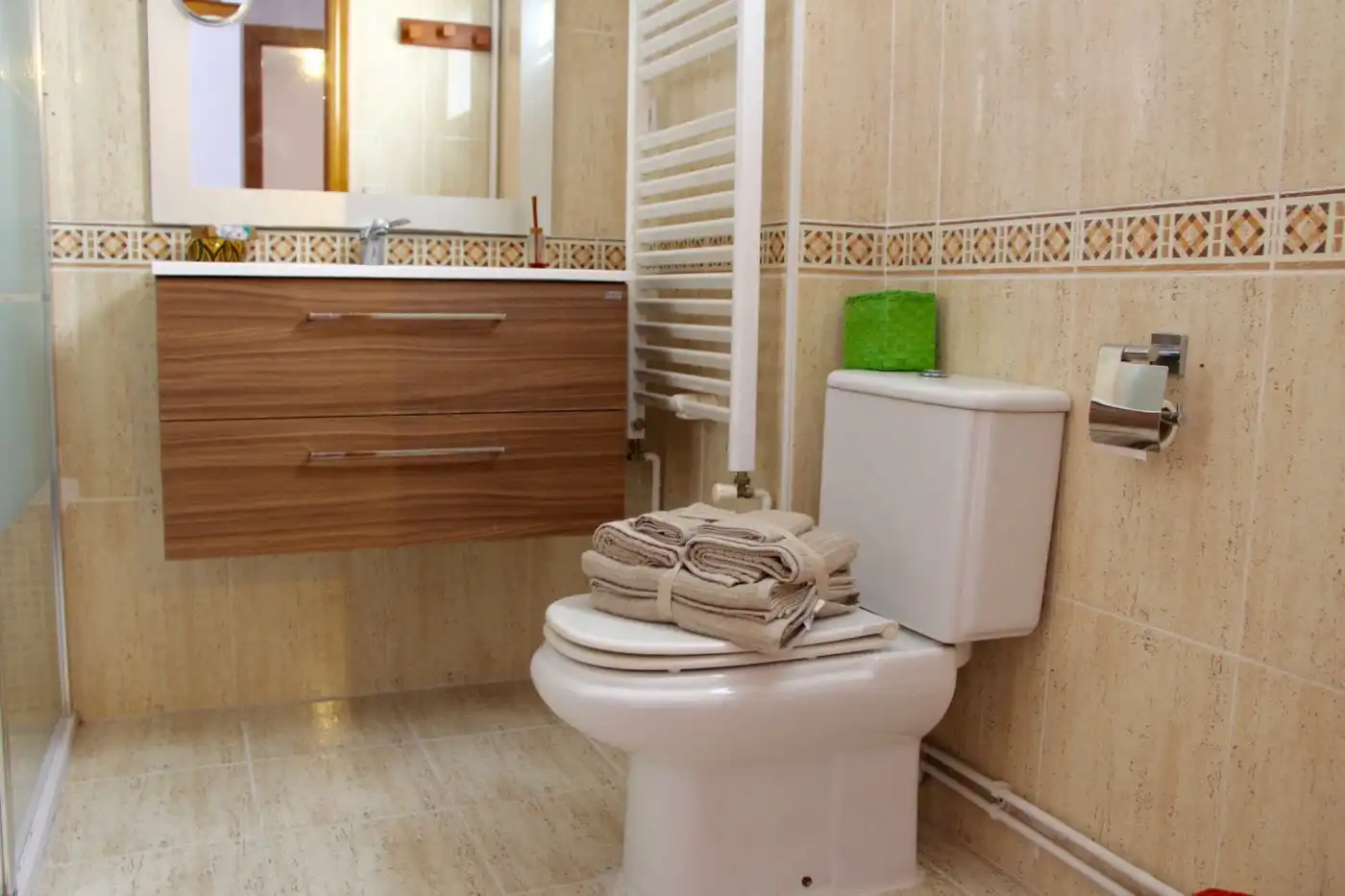 Bany de Apartament de lloguer en Alfara del Patriarca amb Aire condicionat, Calefacció i Terrassa