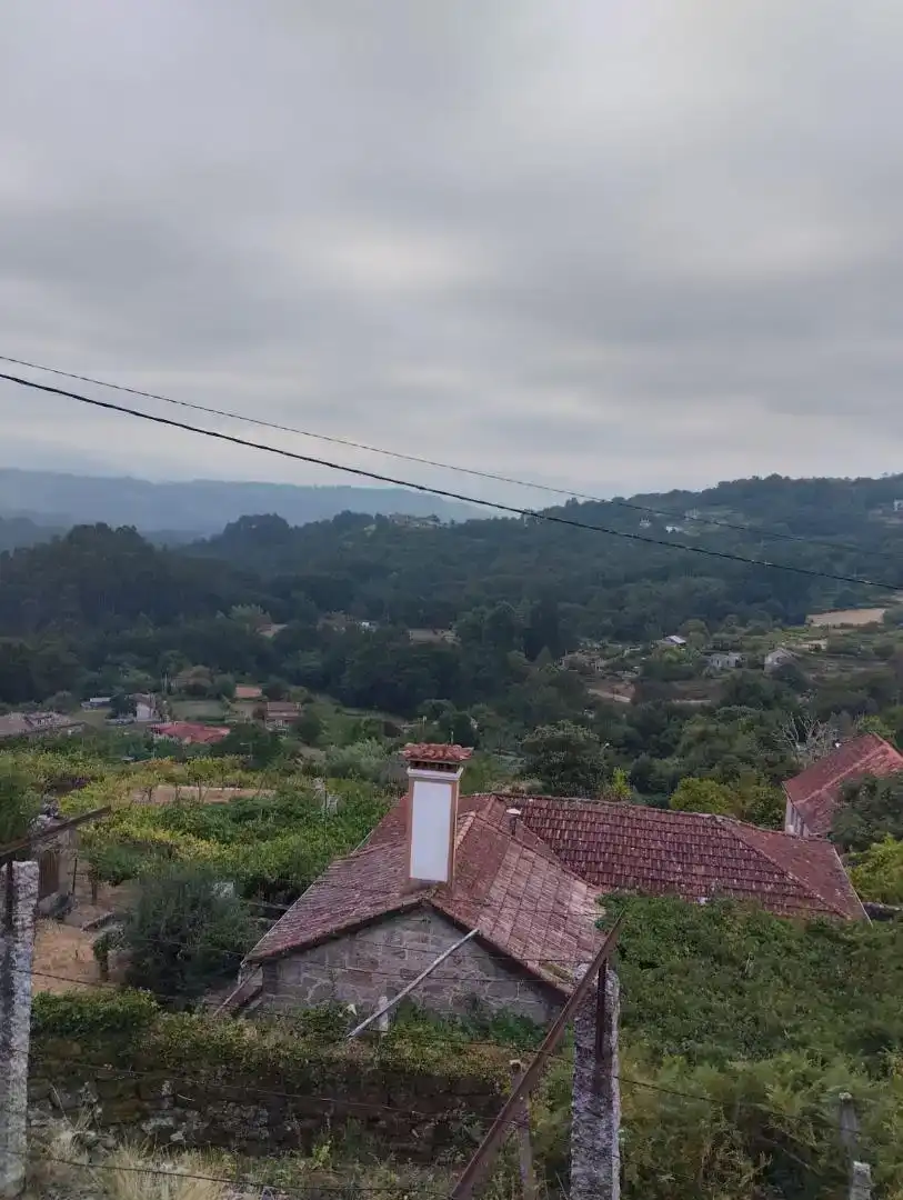 Vista exterior de Finca rústica en venda en A Cañiza   amb Balcó