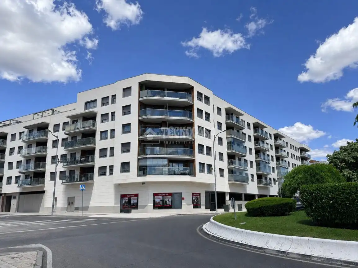 Exterior view of Flat for sale in Getafe  with Air Conditioner, Heating and Terrace