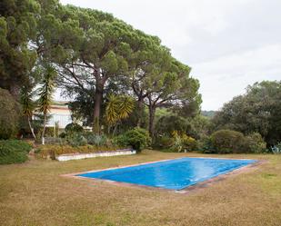 Swimming pool of House or chalet for sale in Sant Andreu de Llavaneres  with Heating, Private garden and Parquet flooring