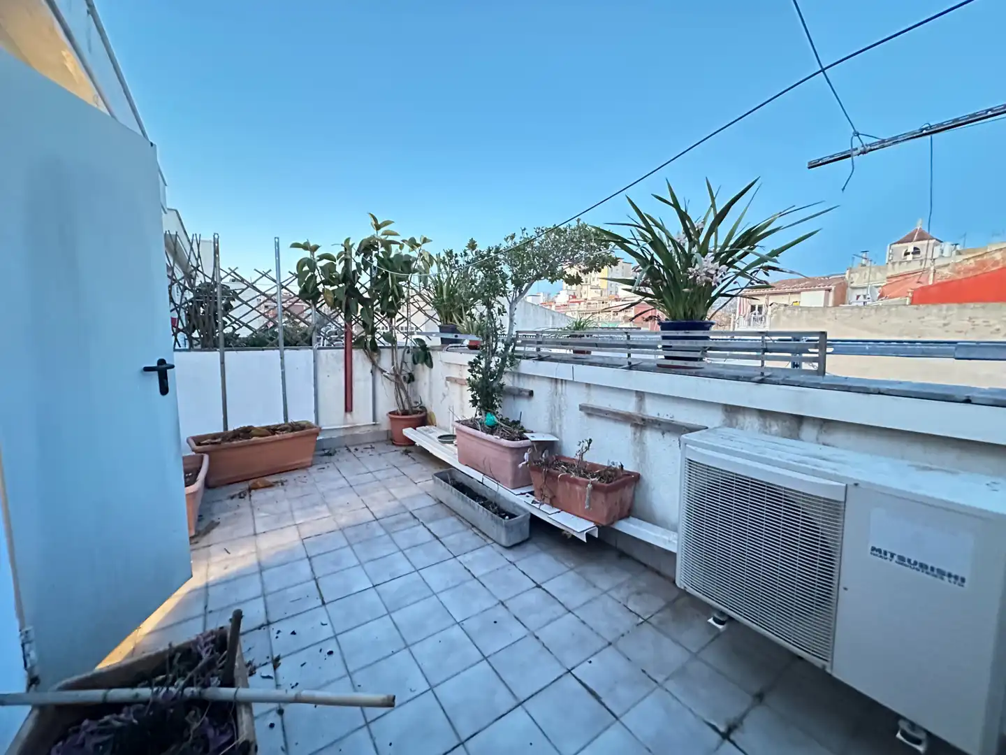 Terrassa de Casa adosada en venda en Badalona amb Aire condicionat, Calefacció i Parquet