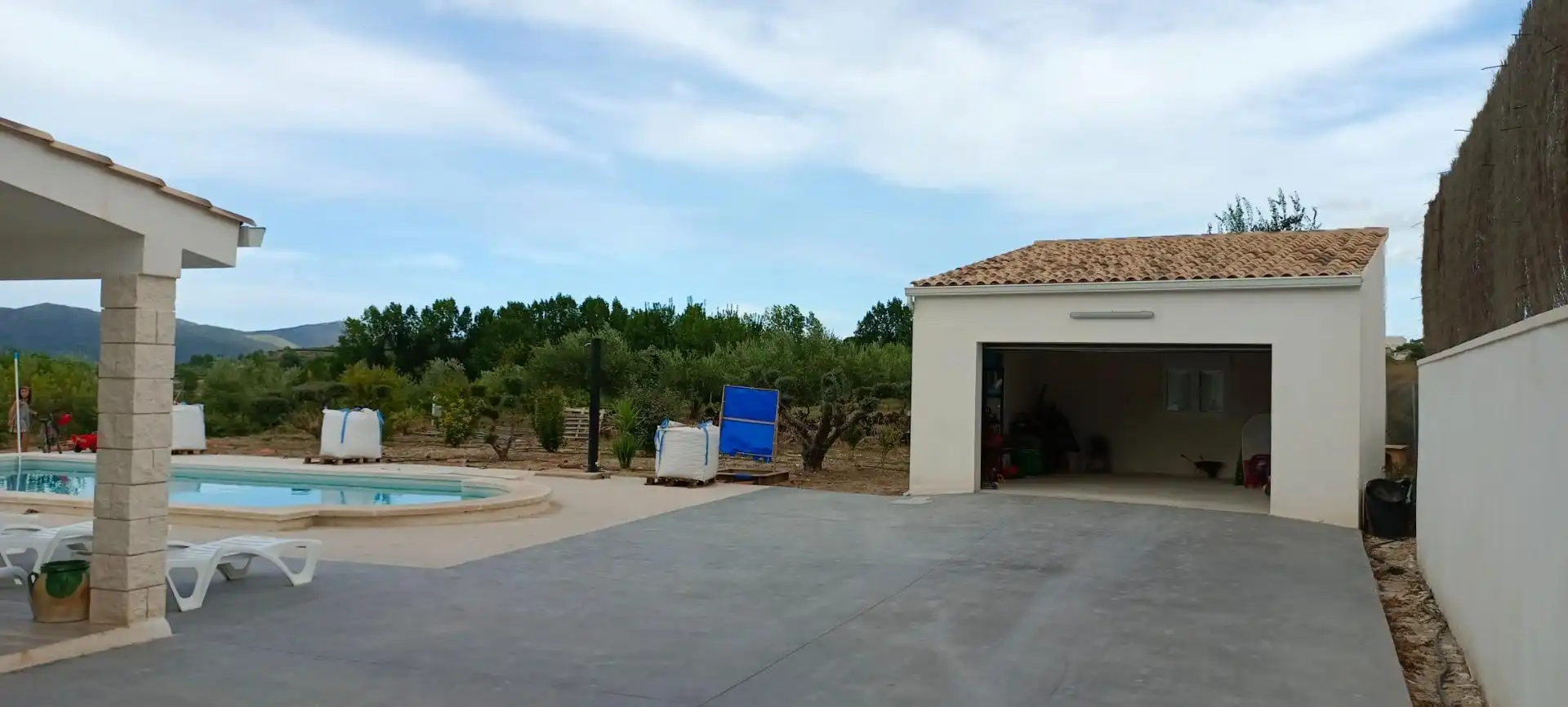 Piscina de Casa o chalet en venta en Benimarfull con Aire acondicionado, Calefacción y Jardín privado