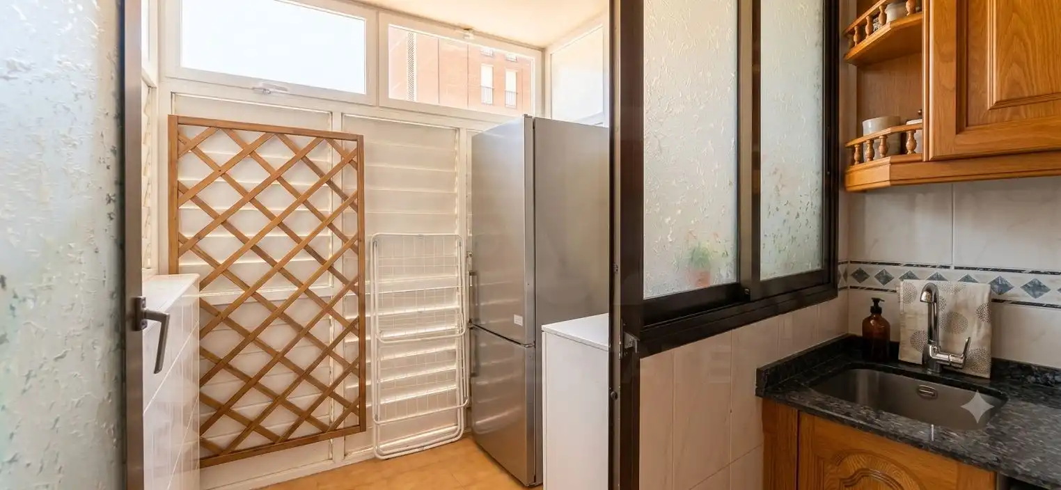 Kitchen of Flat for sale in Barcelona  with Air Conditioner and Heating