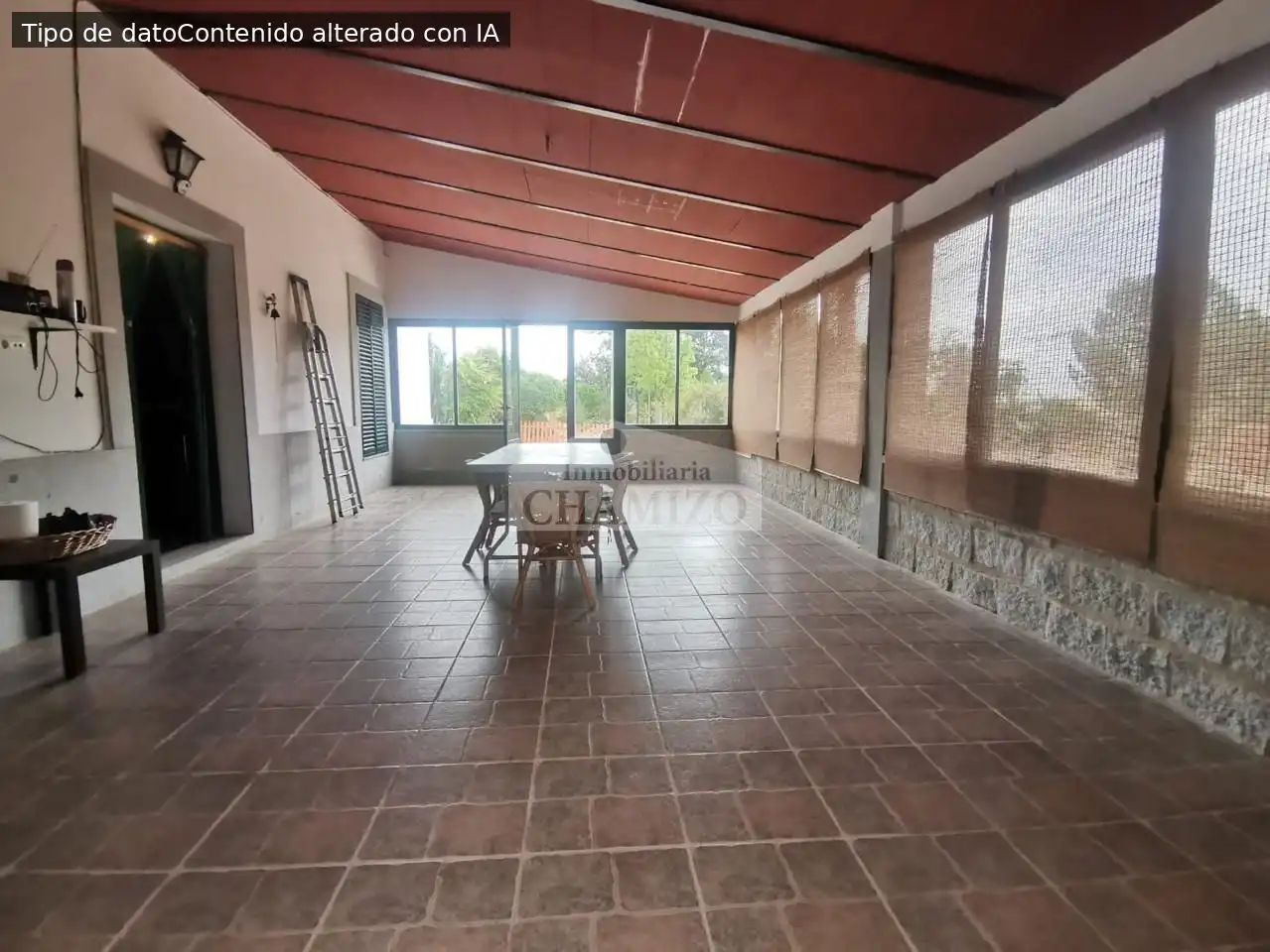 Terraza de Casa o chalet en venta en Campanario con Jardín privado, Trastero y Piscina