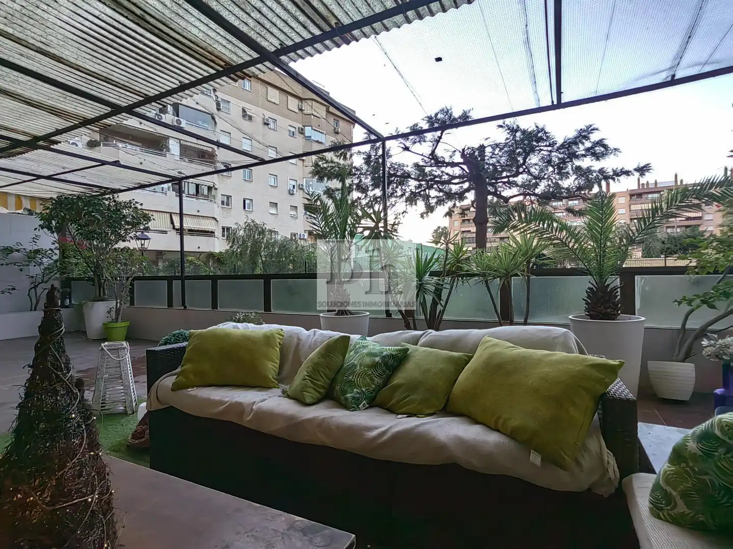 Terrace of Flat for sale in Málaga  with Air Conditioner, Private garden and Terrace