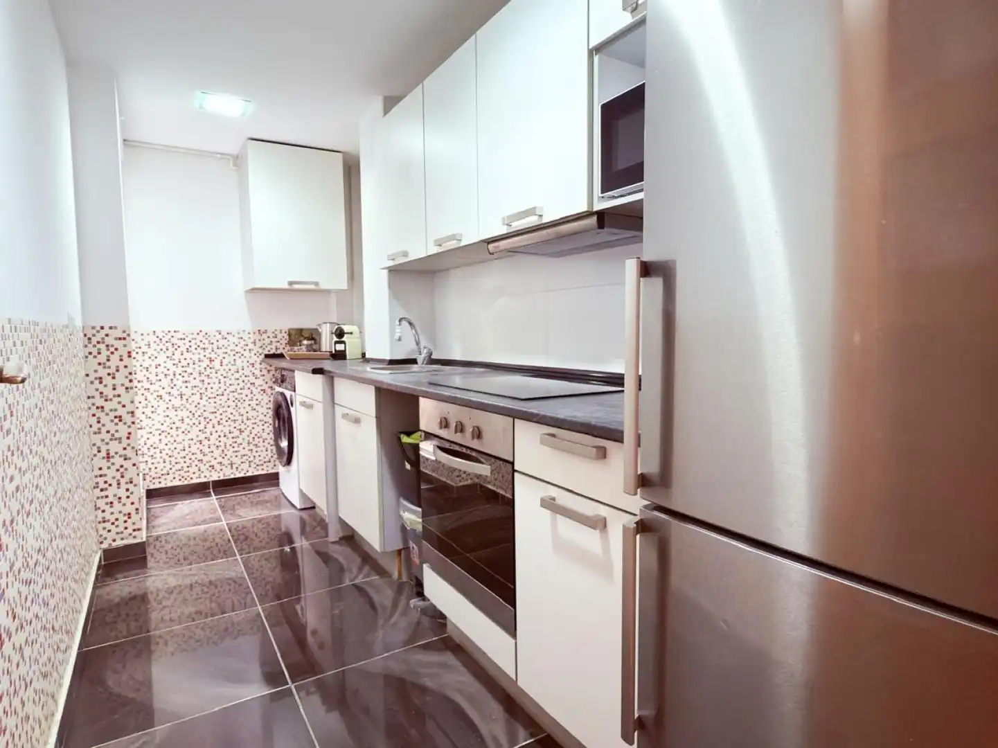 Cocina de Piso de alquiler en Valencia con Aire acondicionado, Calefacción y Parquet