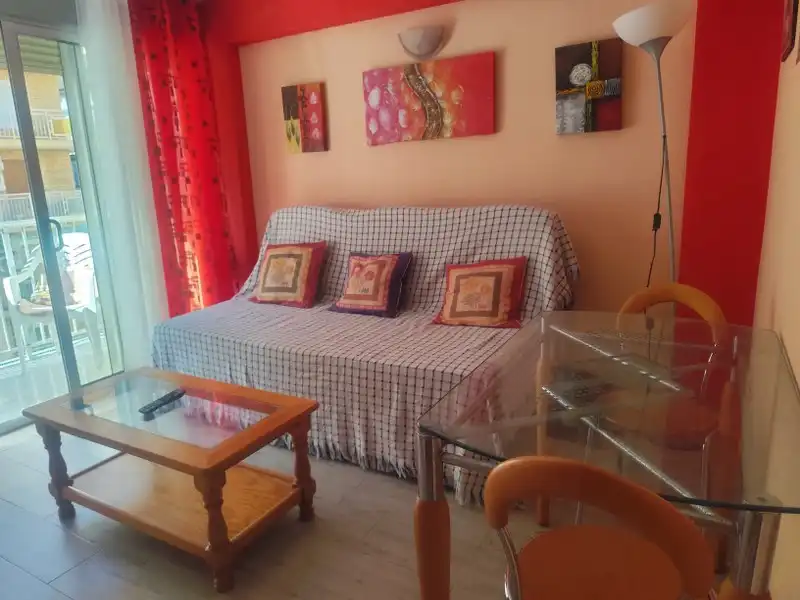Sala de estar de Apartamento en venta en Cullera con Aire acondicionado, Parquet y Terraza