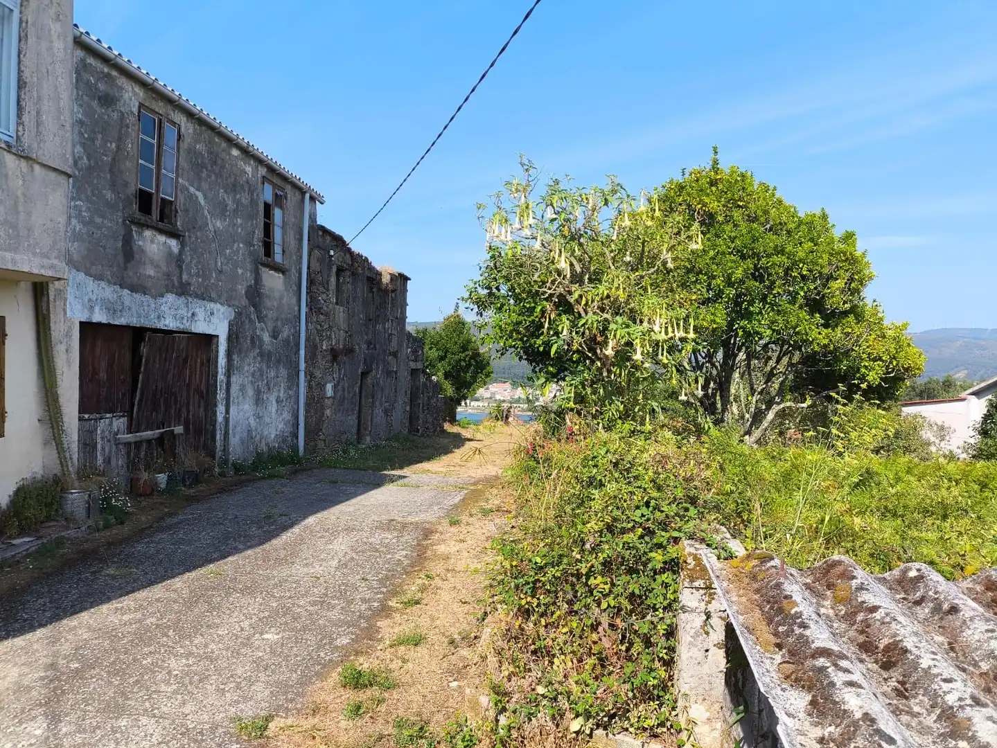Vista exterior de Casa o chalet en venta en Corcubión con Jardín privado