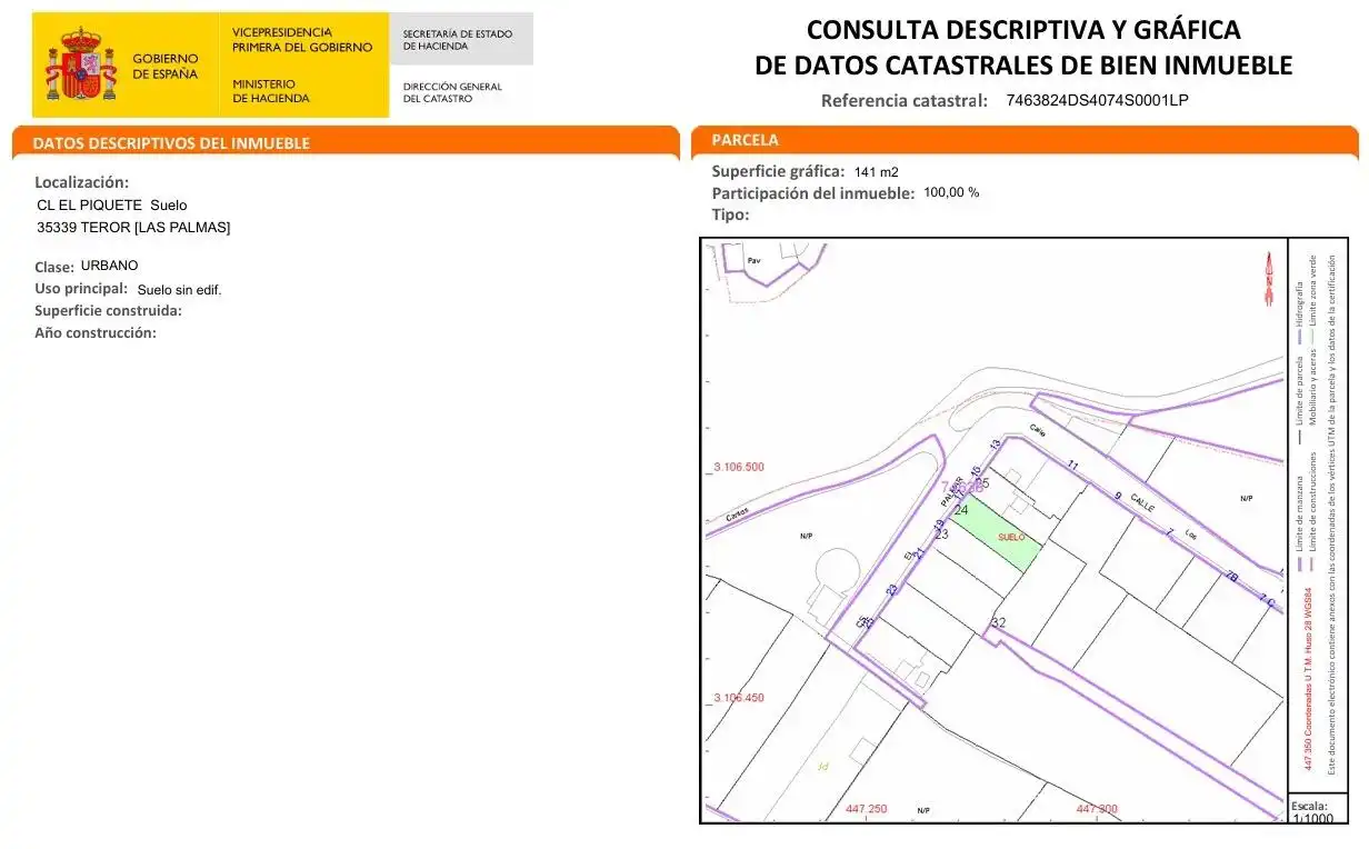 Residencial en venta en Teror