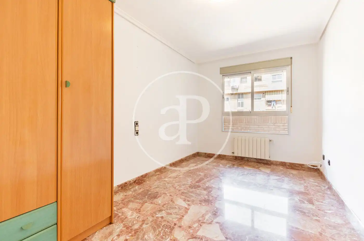 Bedroom of Flat for rent in Valencia  with Air Conditioner, Heating and Furnished