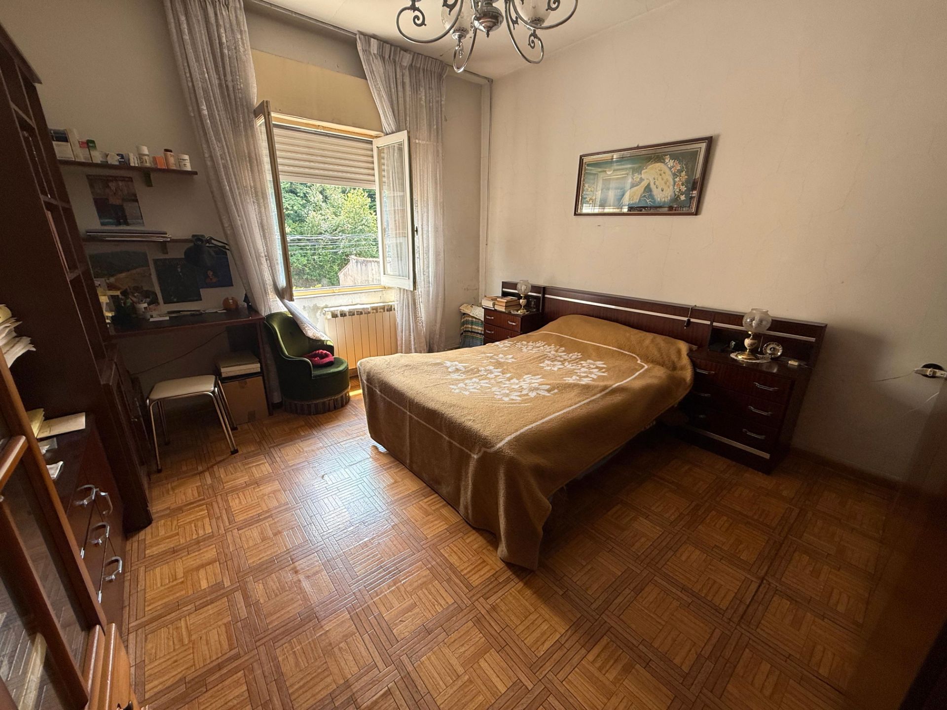 Bedroom of Single-family semi-detached for sale in Mieres (Asturias)  with Terrace and Furnished