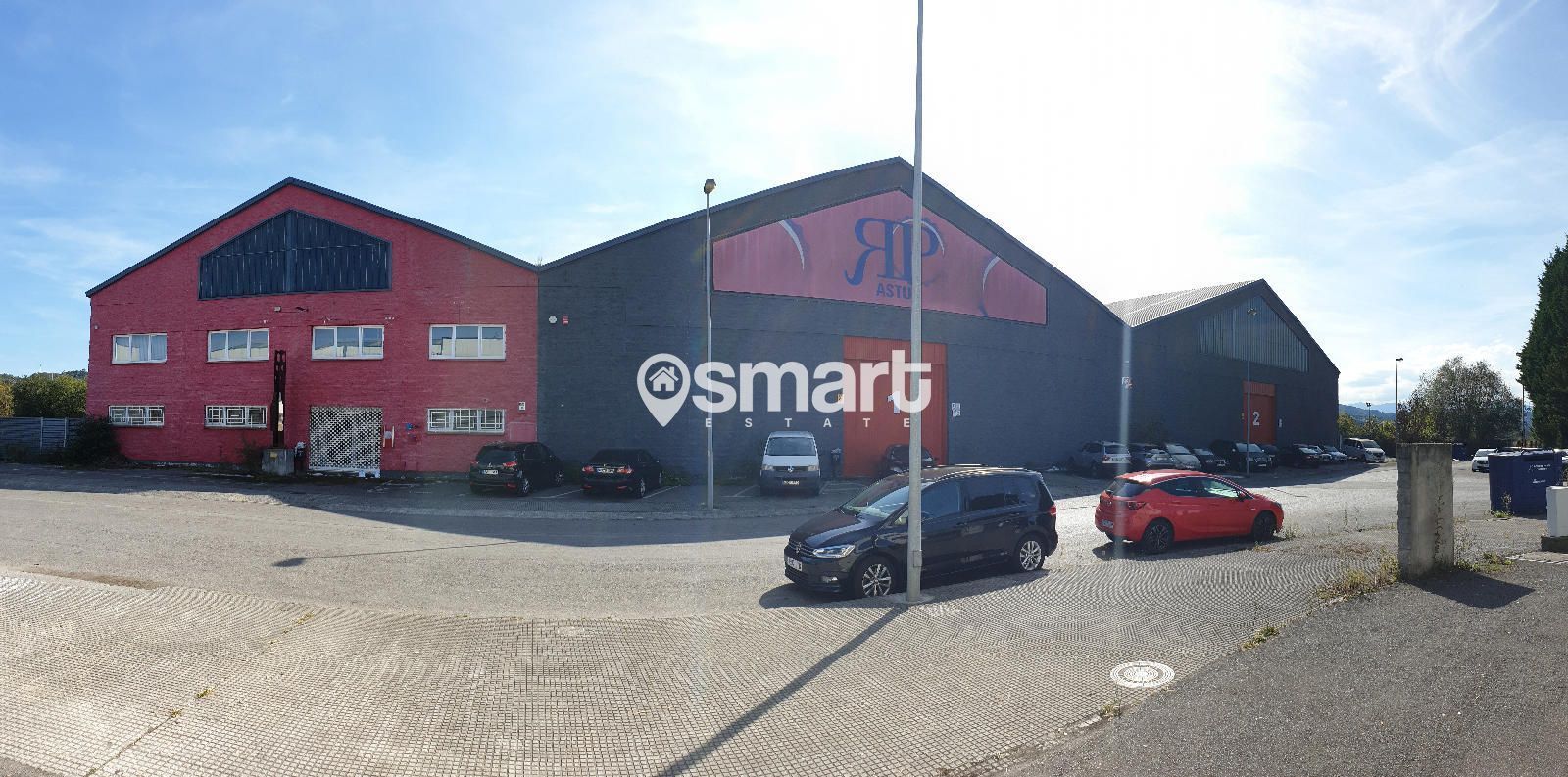 Exterior view of Industrial buildings for sale in Siero