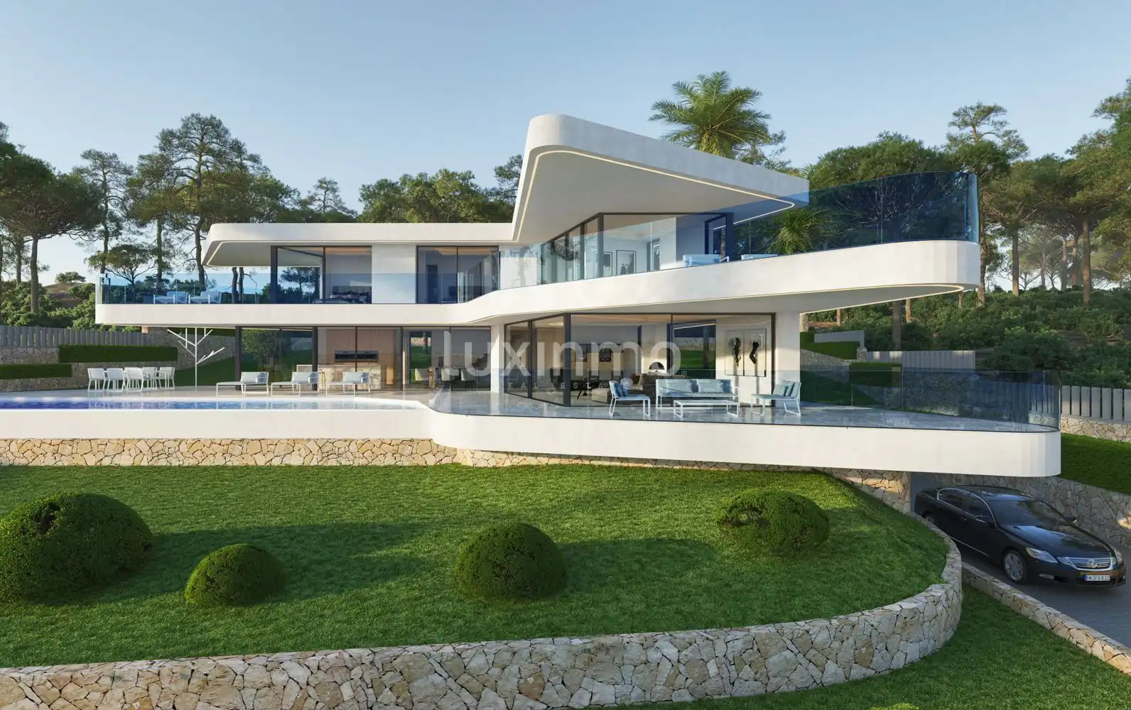 Exterior view of Houses for sale in Jávea / Xàbia  with Air Conditioner, Heating and Private garden