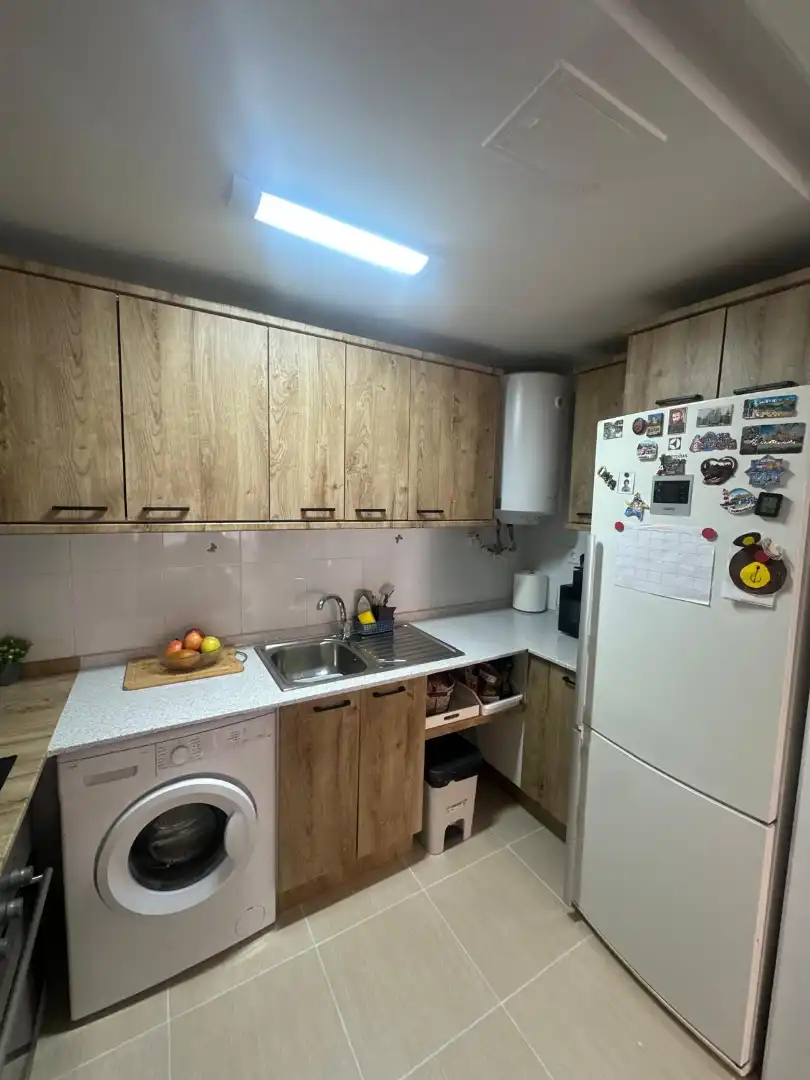 Kitchen of Flat for sale in Vandellòs i l'Hospitalet de l'Infant  with Air Conditioner, Furnished and Oven
