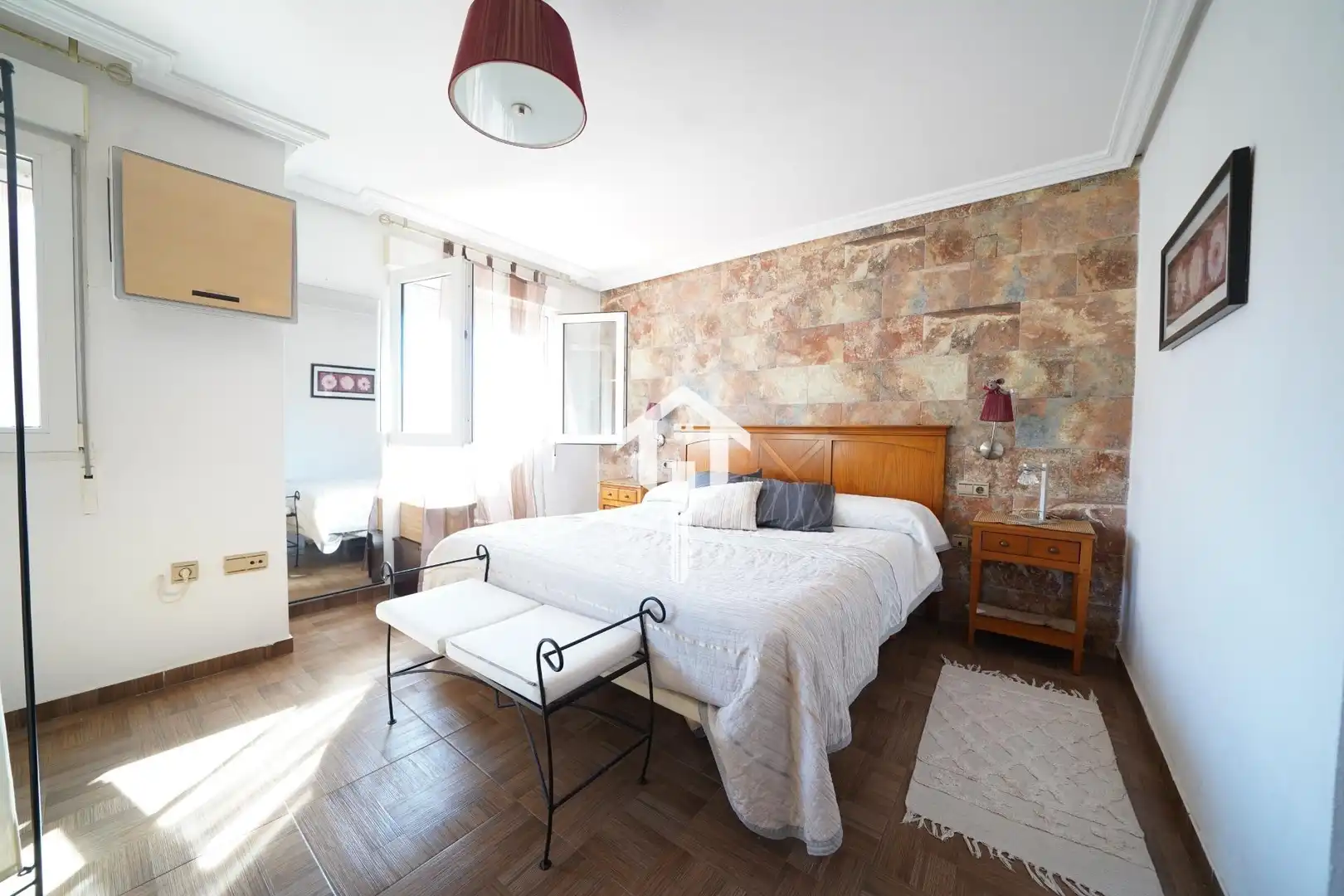 Dormitori de Casa adosada en venda en Alicante / Alacant amb Aire condicionat, Calefacció i Jardí privat