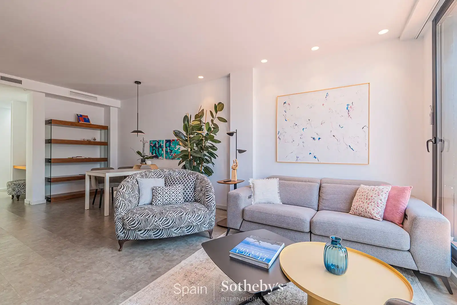 Sala d'estar de Àtic en venda en Barcelona amb Aire condicionat, Calefacció i Terrassa