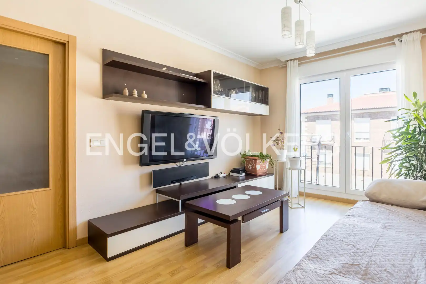 Living room of Flat for sale in Meco  with Air Conditioner, Heating and Parquet flooring