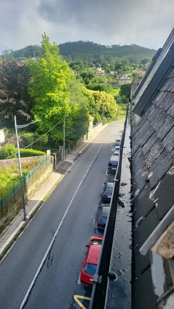 Vista exterior de Apartamento en venta en Ponte Caldelas con Balcón