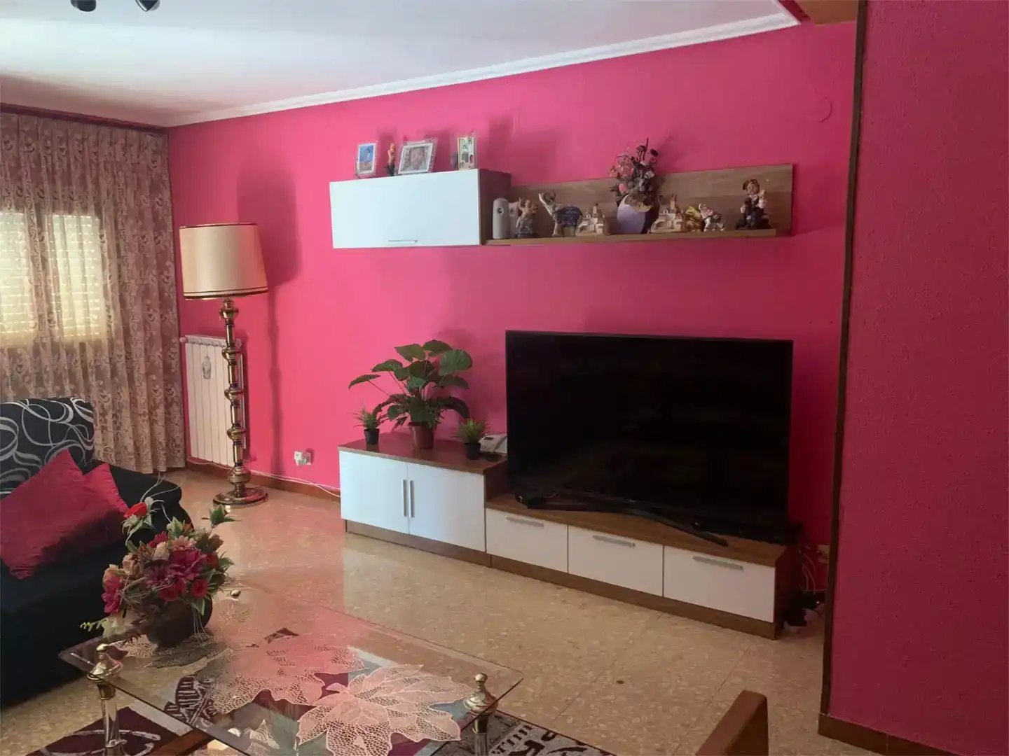 Living room of Flat for sale in Daroca  with Furnished and Balcony