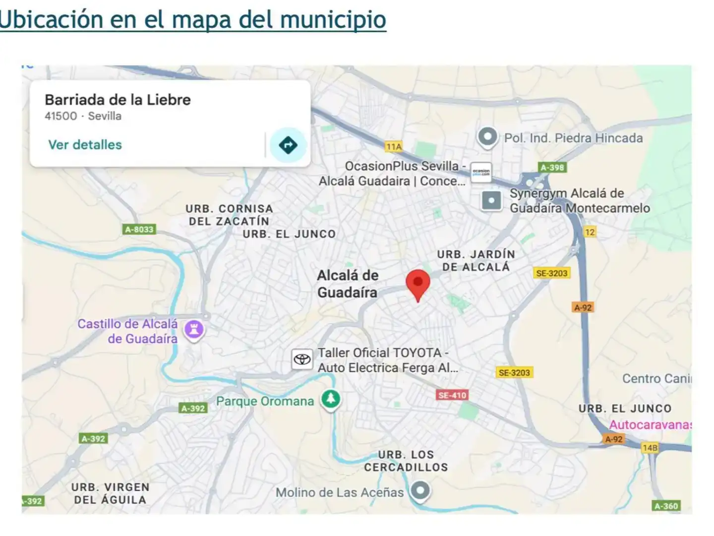 Außenansicht von Garage zum Verkauf in Alcalá de Guadaira