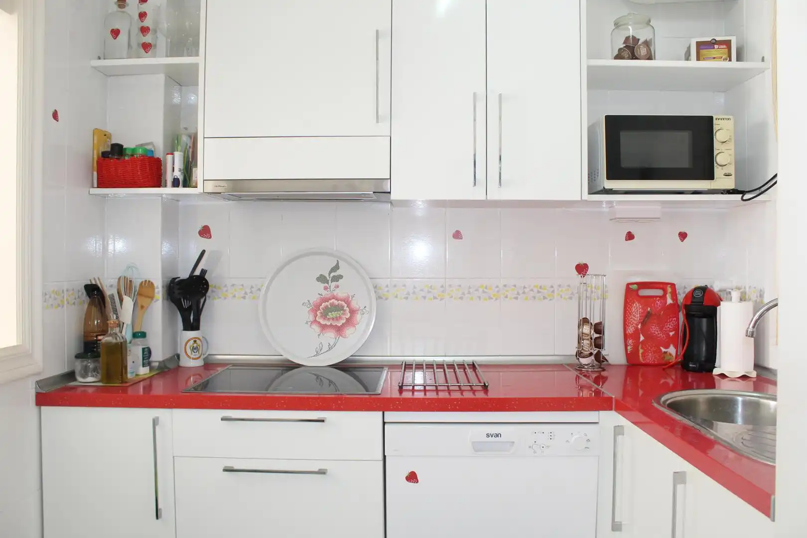 Cuina de Apartament en venda en Roquetas de Mar amb Aire condicionat, Terrassa i Piscina