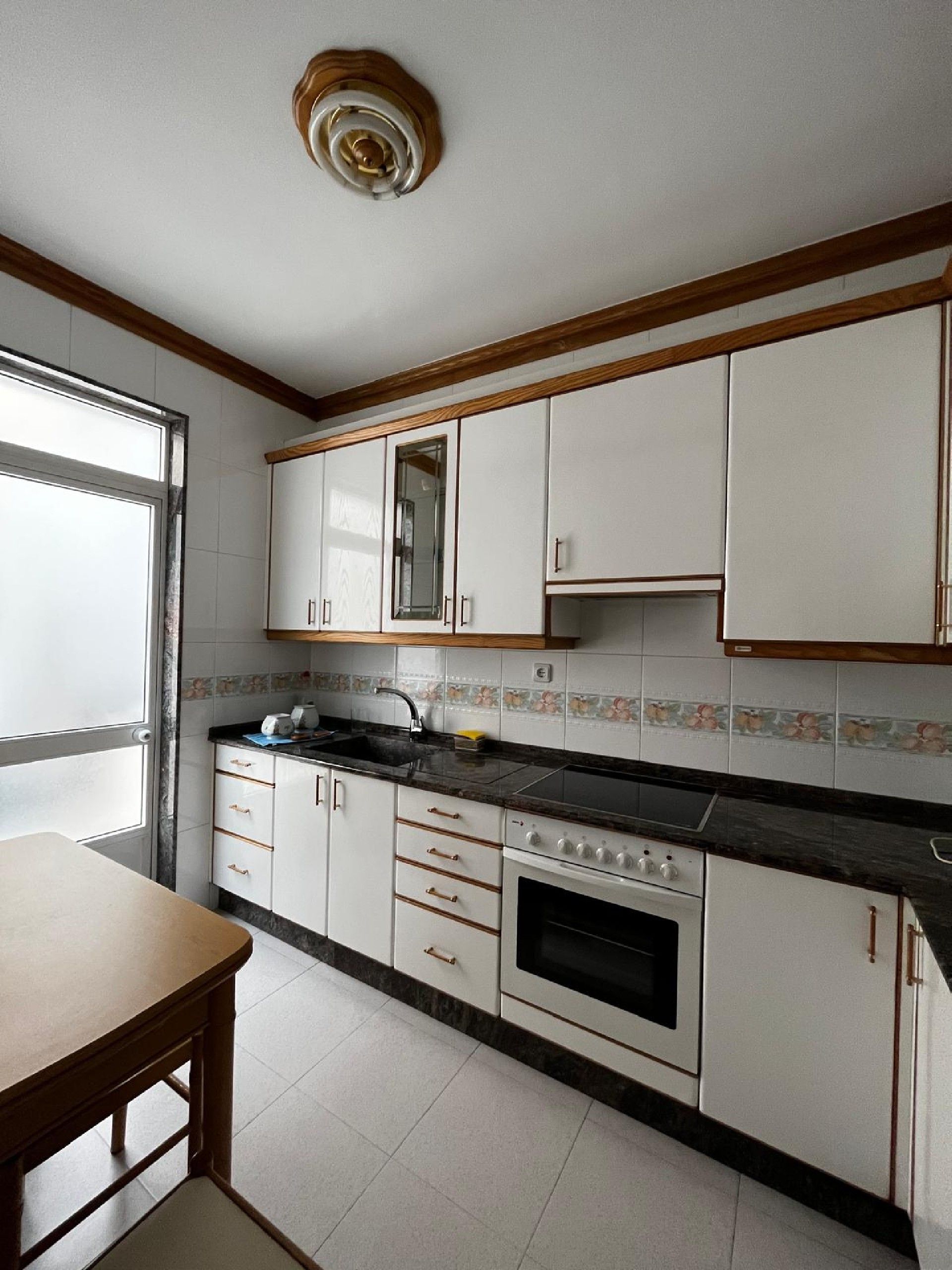 Kitchen of Flat for sale in Narón  with Heating, Terrace and Furnished