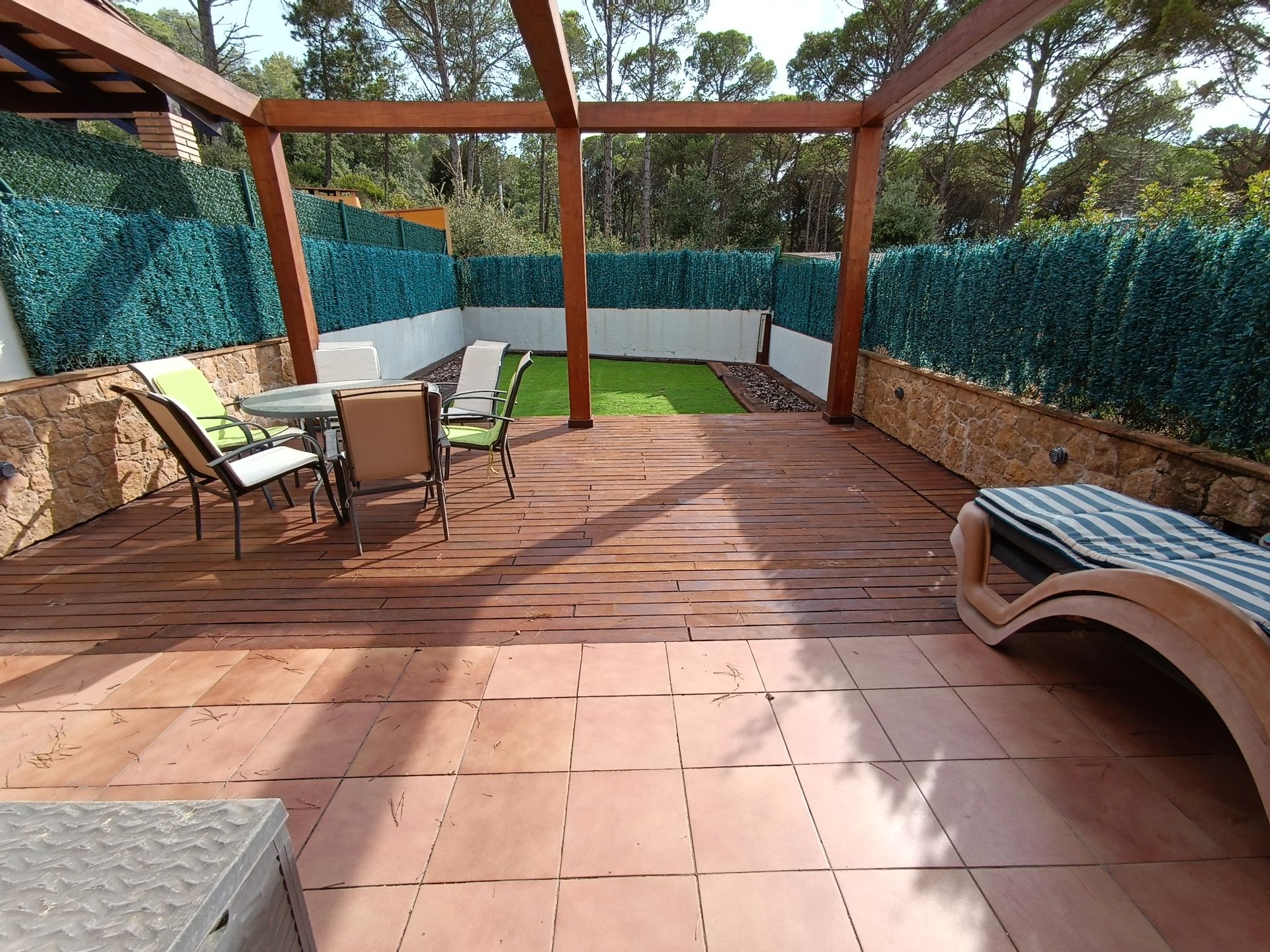 Terrace of Single-family semi-detached to rent in Begur  with Air Conditioner, Heating and Private garden