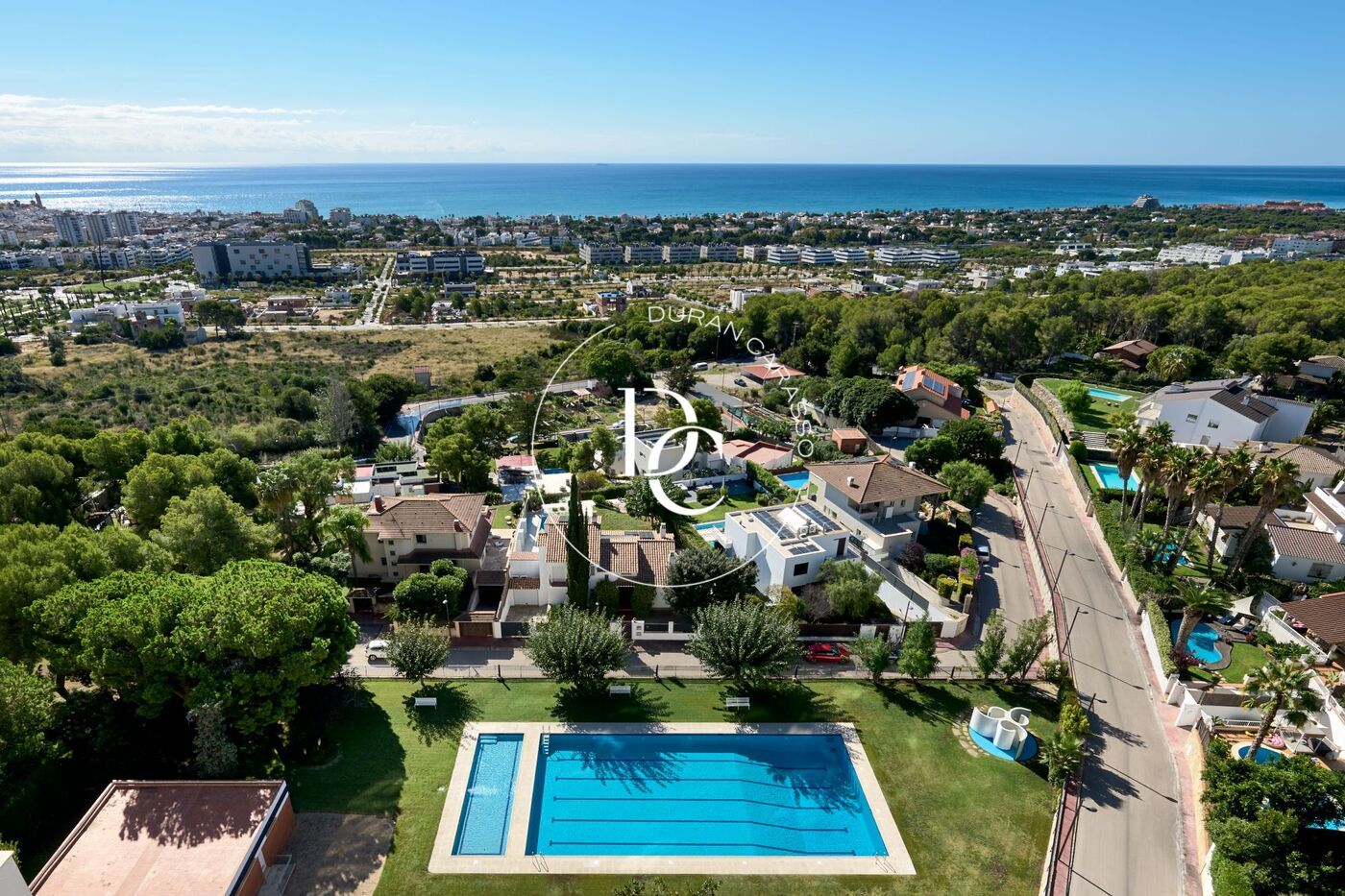 Exterior view of Flat for sale in Sitges  with Heating, Private garden and Terrace