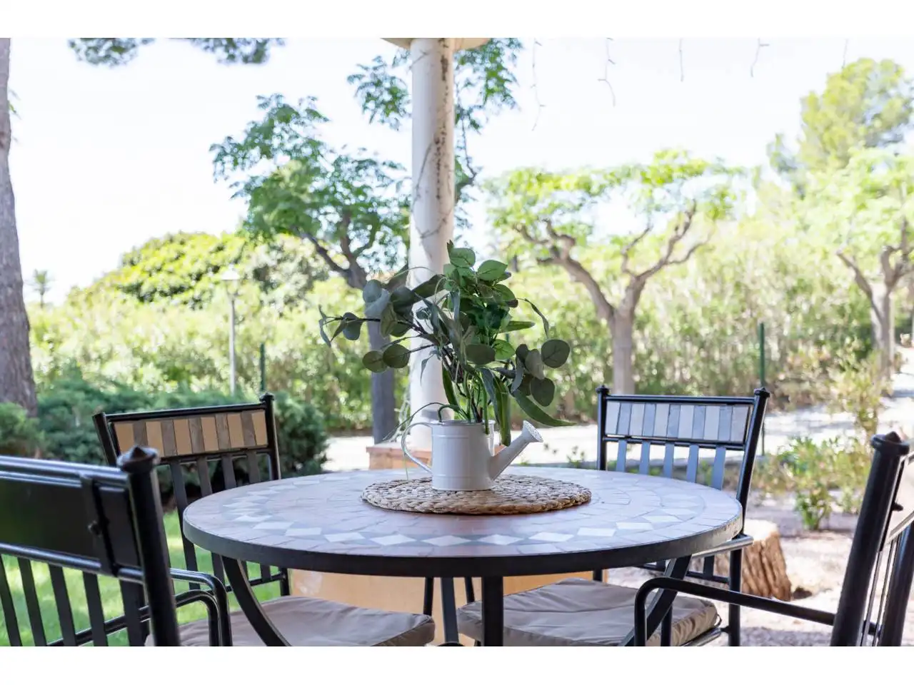 Terraza de Casa o chalet en venta en Mont-roig del Camp con Aire acondicionado, Calefacción y Jardín privado