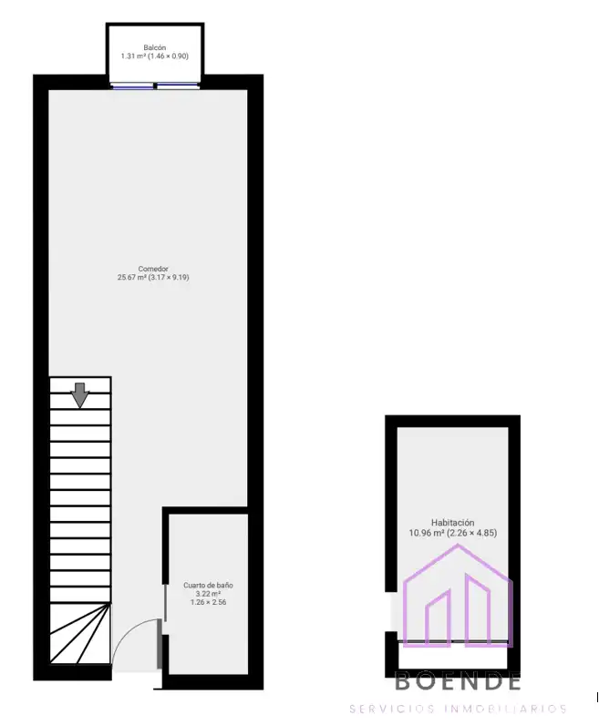 Loft zur Miete in San Sebastián de los Reyes mit Klimaanlage, Heizung und Ofen