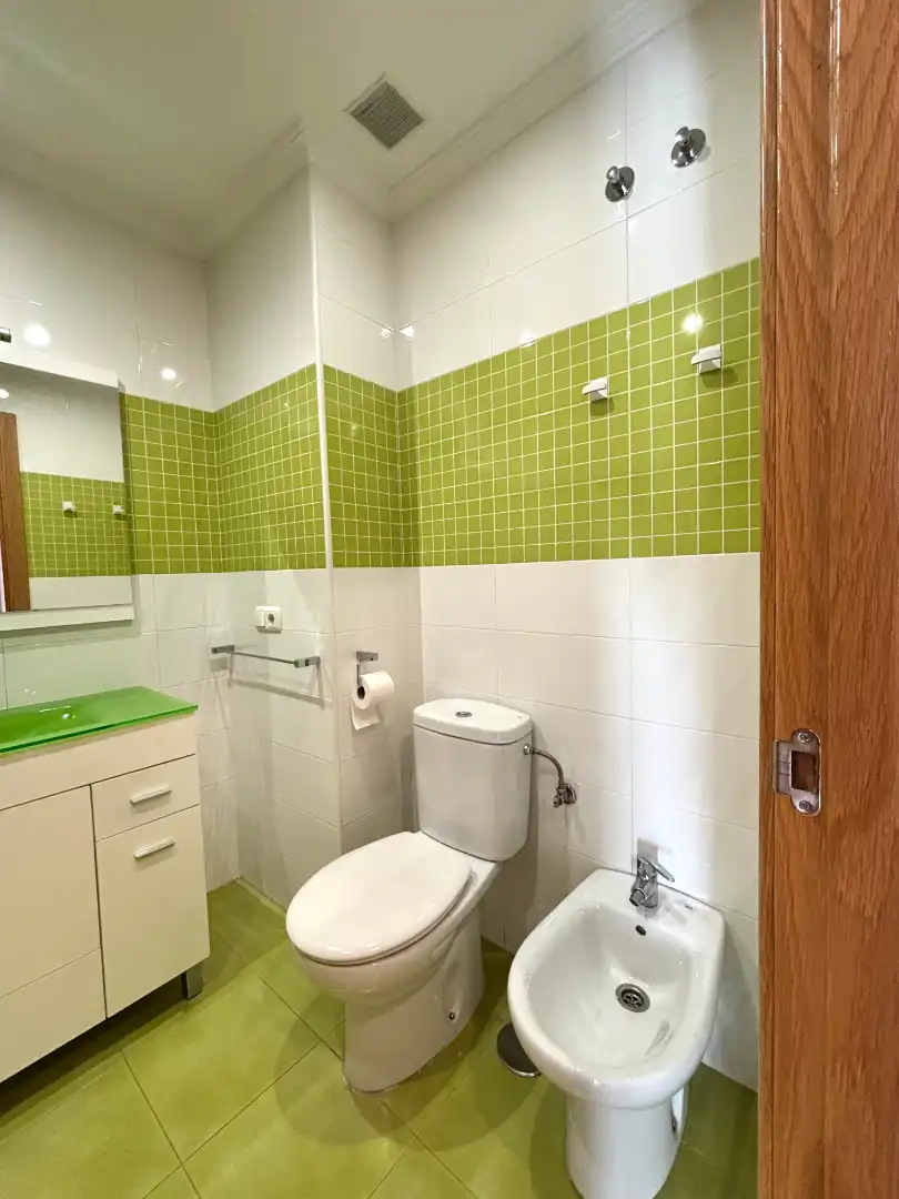 Baño de Apartamento en venta en Plasencia con Calefacción, Jardín privado y Parquet