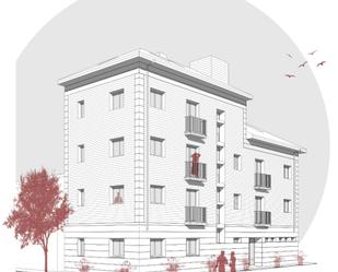 Außenansicht von Wohnungen zum verkauf in Laguna de Duero mit Abstellraum und Balkon