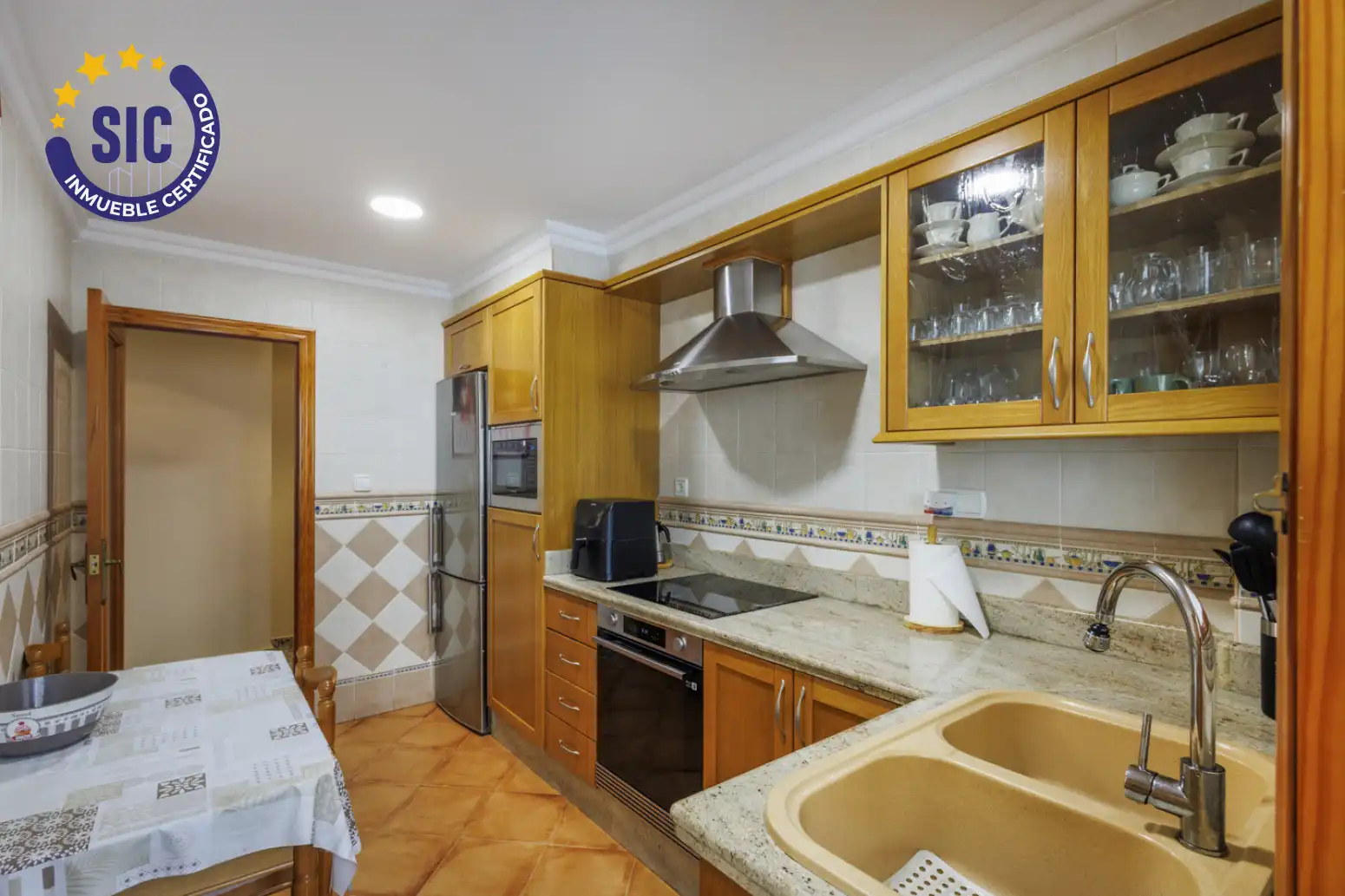 Cocina de Casa adosada en venta en Carlet con Terraza y Balcón
