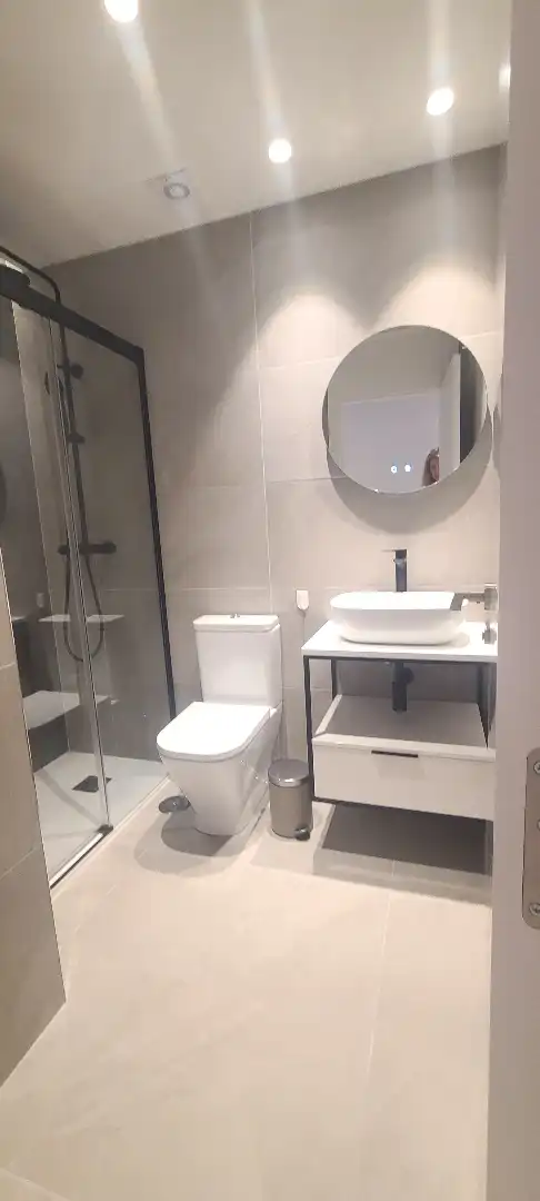 Baño de Loft de alquiler en Madrid con Aire acondicionado, Calefacción y Amueblado