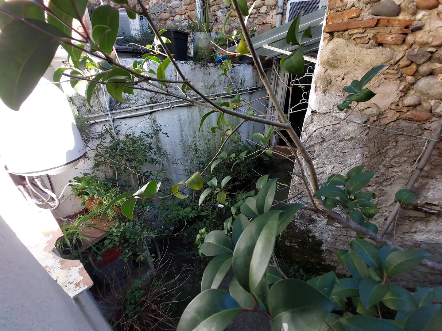 Jardín de Casa adosada en venta en Salt con Aire acondicionado y Jardín privado