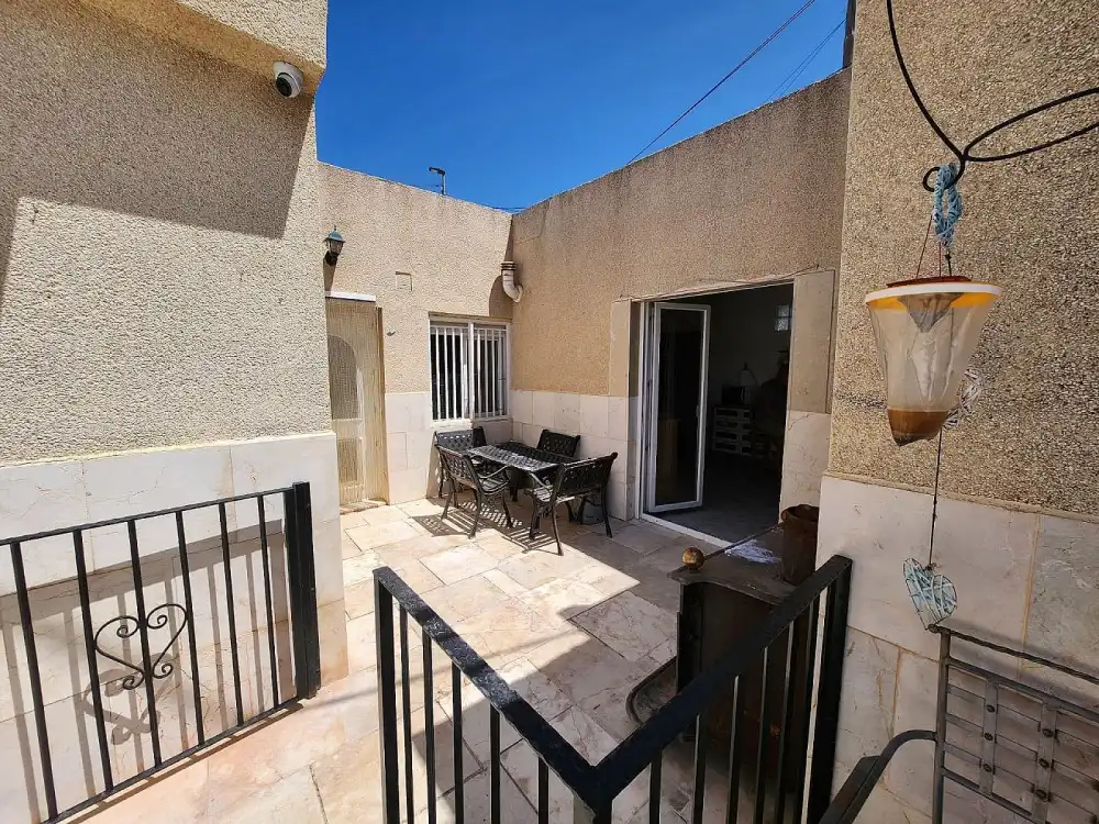 Terraza de Casa o chalet en venta en Algueña