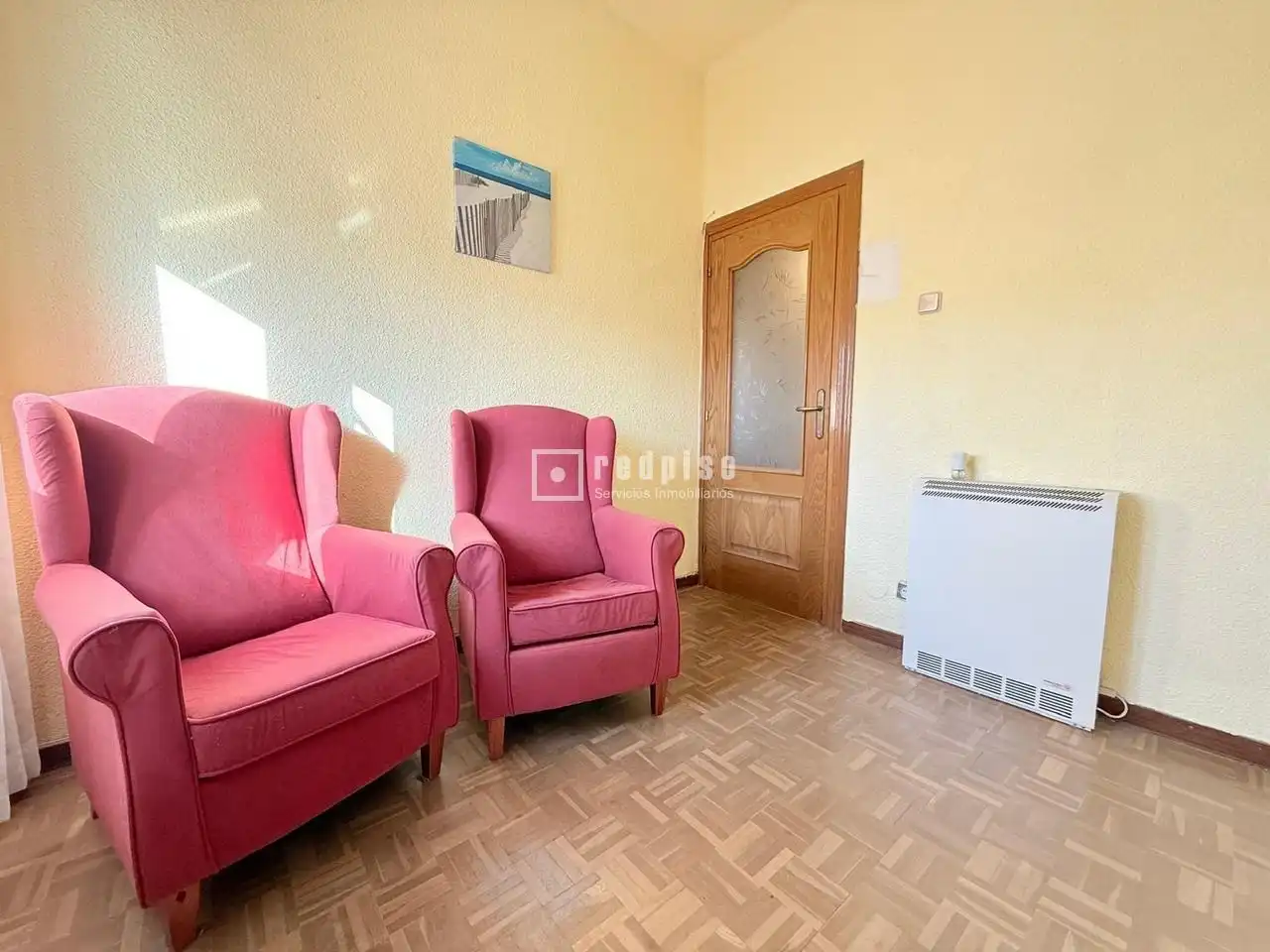 Living room of Flat for sale in Madrid  with Air Conditioner, Heating and Parquet flooring