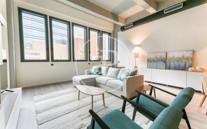 Living room of Flat to rent in  Barcelona Capital  with Air Conditioner, Heating and Storage room