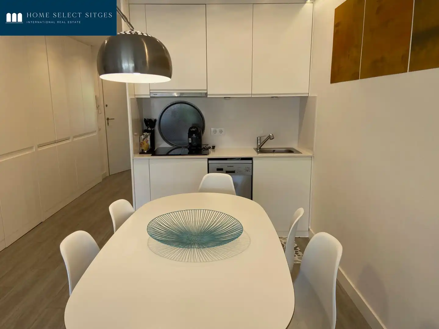 Kitchen of Apartments for rent in Sitges  with Air Conditioner, Heating and Private garden