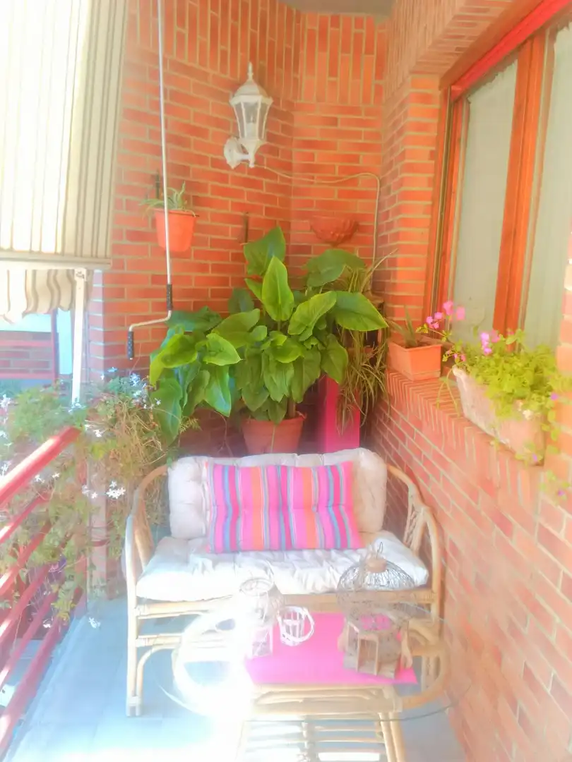Terraza de Piso de alquiler en Zaragoza con Aire acondicionado, Calefacción y Horno