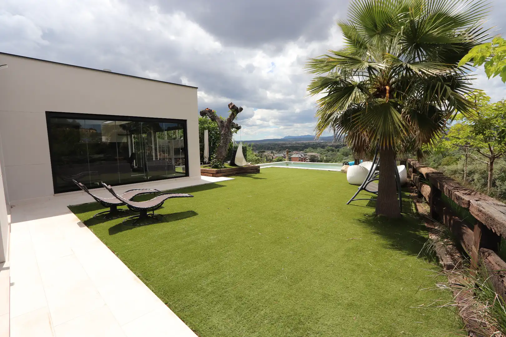 Terrasse von Haus oder Chalet zum Verkauf in Santa Cruz del Retamar mit Klimaanlage, Heizung und Privatgarten
