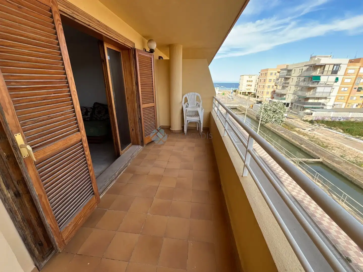 Balcony of Flat for sale in Tavernes de la Valldigna  with Terrace, Swimming Pool and Community pool