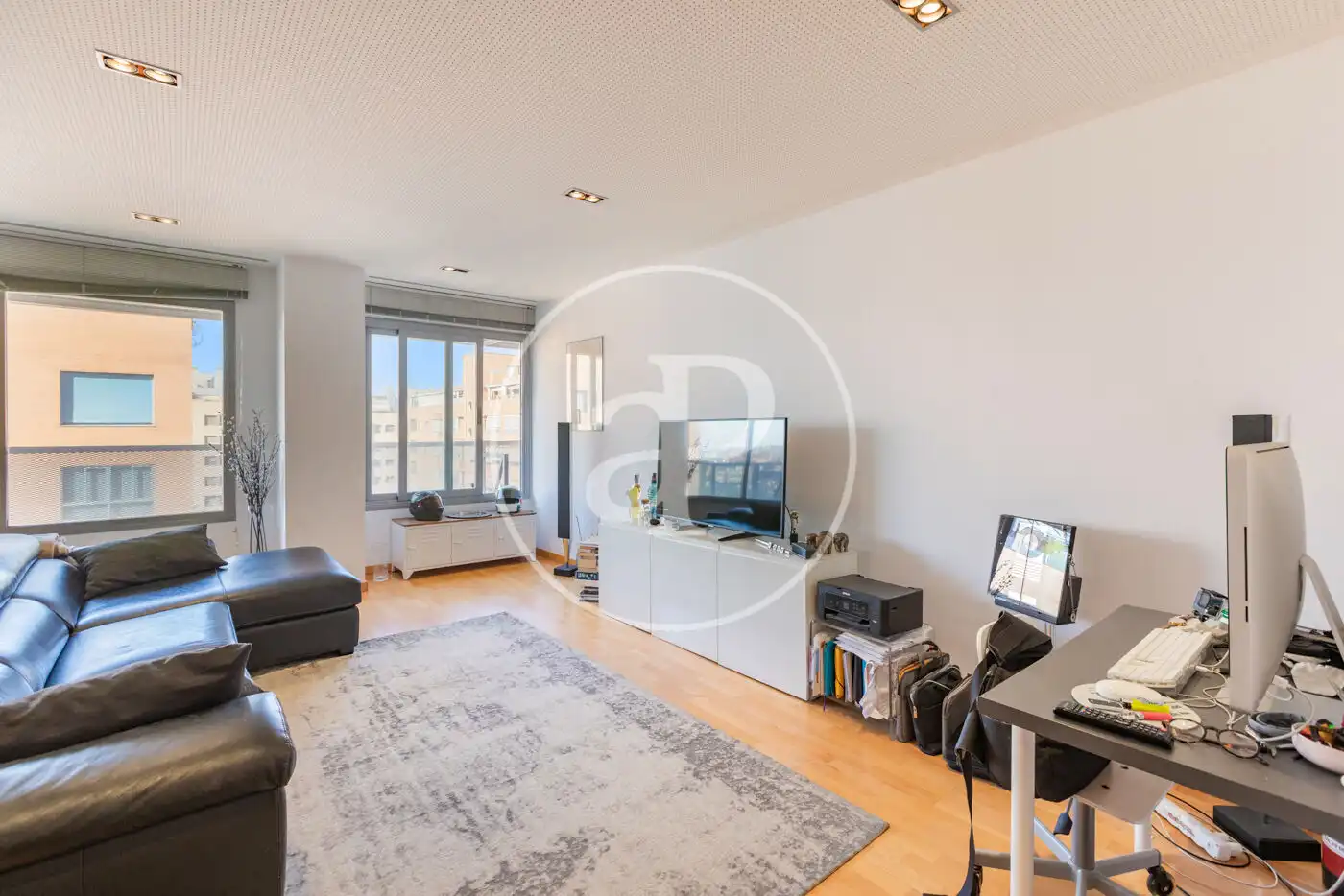 Living room of Attic for sale in San Sebastián de los Reyes  with Air Conditioner, Heating and Terrace
